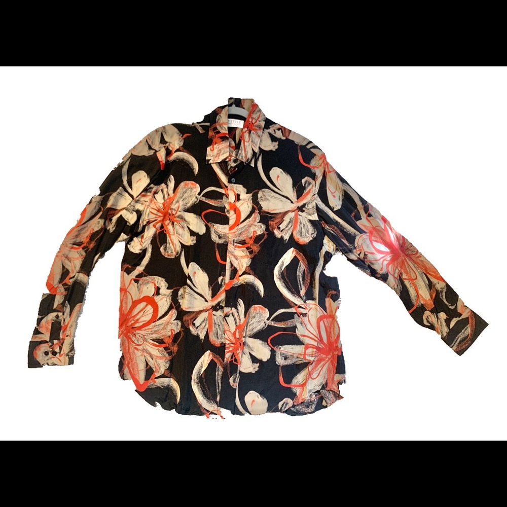 Tuttle Men’s Silk Button up Shirt